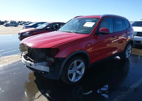 2017 BMW X3 Sdrive28I из США, поврежденный, VIN 5UXWZ7C38H0X41554